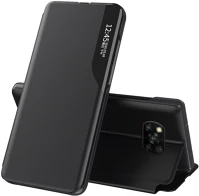 Wooze TS11455 Apple iphone 16e, oldalra nyíló tok, stand,  fashionbook, fekete kép