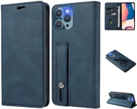 Wooze TS6529 Apple iphone 16, oldalra nyíló tok, stand, kártyatartóval, kézpánttal kép
