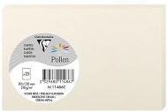 Clairefontaine 11486C Üdvözlőkártya  pollen 8,2x12,8 cm irizáló krém kép