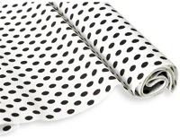 Jolly 135614 Krepp-papír jolly 50x200 cm 28g/m2 fehér  pöttyökkel kép