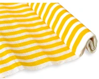 Jolly 135647 Krepp-papír  50x200 cm 28g/m2 fehér sárga csíkos kép