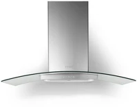 Faber 325.0617.051 Ray srm led /v ns a90 fali hajlított üveges páraelszívó 90cm kép