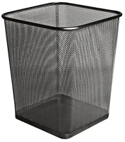 Forofis 91328 Papírkosár  fémhálós 28x28x32 cm fekete kép