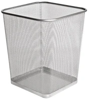 Forofis 91329 Papírkosár  fémhálós 28x28x32 cm ezüst kép
