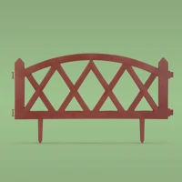 Strong GL11474B Ágyásszegély - kerti kerítés - terrakotta - 60 x 24 cm kép