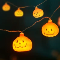 Strong GL56528B Halloween fényfüzér - tök - 12 led - 2 x aa - 2 m kép