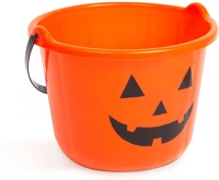 Strong GL58115 Halloween műanyag vödör - tök mintás - 20 x 15 cm kép