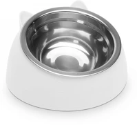 Strong GL60062C Macska etetőtál - 165 x 100 mm - fehér kép