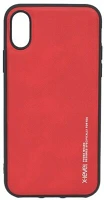 X-level GP-83992 Szilikon telefonvédő (bőr hatású hátlap) piros kép