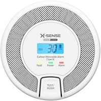 X-sense CO03D Szén-monoxid riasztó, lcd kijelzővel, fehér kép