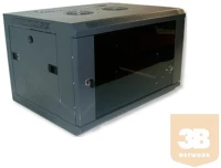 X-tech TO-09645 - 9u fali rack szekrény 600x450 hegesztett kivitel kép