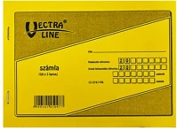 Vectra-line VLB13-374_1_07 Nyomtatvány számlatömb  50x3 fekvő 1 áfás kép