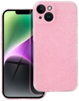 Xiaomi 103760 Clear 2mm  redmi 14c csillámos szilikon tok, rózsaszín kép