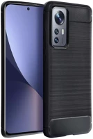 Xiaomi 108431 Forcell carbon  poco f7 pro hátlap tok, fekete kép