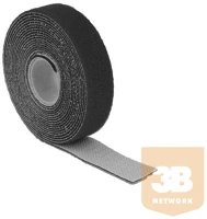 Xiaomi 18714 Kab delock  hurkolható rögzítők, 3 m x 20 mm (h x sz) tekercs, fekete kép