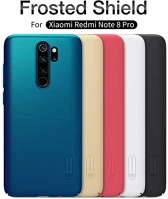 Xiaomi 44763 Nillkin super frosted  redmi note 8 pro, műanyag tok, fekete kép