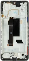 Xiaomi 5600010M1600 Redmi note 12 pro 5g gyári lcd kijelző kerettel, fekete (service pack) kép