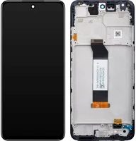 Xiaomi 5600020K1900 Redmi note 10 5g kompatibilis lcd modul kerettel, oem jellegű, szürke kép