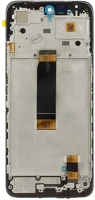 Xiaomi 560002M19A00 Redmi 12 4g gyári lcd kijelző kerettel, fekete (service pack) kép