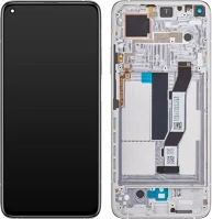 Xiaomi 5600040J3S00 Mi 10t 5g/10t pro 5g kompatibilis lcd modul kerettel, oem jellegű, ezüst kép