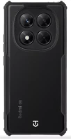 Xiaomi 57983124213 redmi note 14 pro 5g / poco x7 hátlap tok, átlátszó/fekete kép