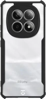 Xiaomi 57983128888 redmi note 15 hátlap tok megerősített sarokkal, átlátszó/fekete kép