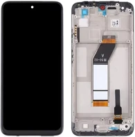 Xiaomi 68671 redmi note 11 4g kompatibilis lcd modul kerettel, oem jellegű, fekete, grade kép