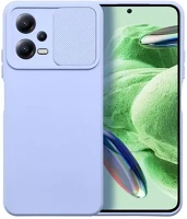 Xiaomi 75161 Slide  redmi note 12 5g, kameravédős szilikon tok, levendula kép