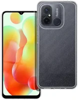 Xiaomi 90842 Clear 2mm  redmi 12c csillámos tok, átlátszó kép