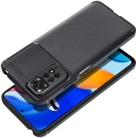 Xiaomi 93141 Forcell carbon premium  redmi 13c szilikon tok, fekete kép