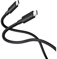 Xiaomi BHR087BGL Adatkábel (type-c - type-c, 6a, gyorstöltő, 100cm, cipőfűző) fekete kép