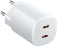 Xiaomi BHR087OEU Hálózati töltő 2 type-c aljzat (45w, gan, pd gyorstöltő 3.0) fehér kép