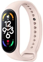 Xiaomi BHR6197GL Pótszíj (egyedi méret, szilikon, állítható) rózsaszín  mi band 7 kép