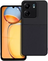 Xiaomi C65, FEKETE Forcell noble hátlap tok,  redmi 13c / poco c65, fekete kép