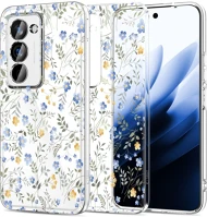 Xiaomi FD5906302332267 redmi 15 4g / 5g - flexair tavaszi virág - mintás/átlátszó hátlap tok kép
