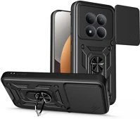 Xiaomi FD5906302352869 redmi note 15 pro 5g - camshield - fekete szilikon tok, kitámasztó kép