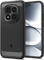 Xiaomi FD8800283315929 redmi note 15 pro 5g - spigen rugged armor - matt fekete hátlap tok kép