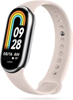 Xiaomi FD9490713935002 Okosóra szilikon szíj -  mi band 8 / 8 nfc - beige szilikon szíj kép
