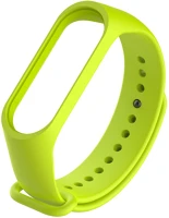Xiaomi HU7426825375698 Okosóra szilikon szíj -  mi band 4 / band 3 - zöld szilikon kép