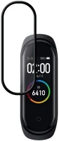 Xiaomi HU9111201906075 Okosóra fólia  mi band 5/6 - kijelzővédő fólia, fekete kerettel kép