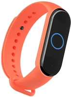 Xiaomi HU9111201906709 Okosóra szilikon szíj -  mi band 5/6 - narancssárga szilikon kép