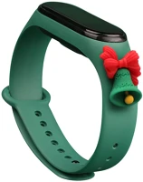 Xiaomi HU9145576220979 Okosóra szilikon szíj - xiaomi mi band 5/6 okosóra szíj - zöld kép