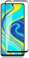 Xiaomi MC14453 Redmi note 9 /  redmi 10x 4g üvegfólia - fekete slim 3d üvegfólia kép