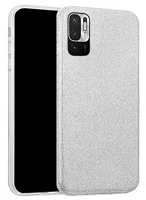 Xiaomi PT5903396118579 Redmi note 10 5g /  poco m3 pro 5g telefontok - ezüst shiny tok kép