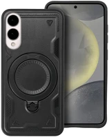 Xiaomi PT5903396416460 redmi 15c - frost armor fekete szilikon hátlap tok, kitámasztó kép
