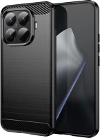 Xiaomi PT5903396429545 Telefontok  15t pro 5g - carbon fiber - fekete szilikon hátlap tok kép