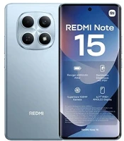 Xiaomi REDMI NOTE 15 6/128GB GLACIER BLUE Mobiltelefon kép