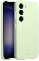Xiaomi SOP103438 Roar  redmi 14c prémium szilikon tok velúr béléssel, világos zöld kép