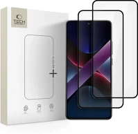 Xiaomi SP111900 Tech-protect glass fit+  poco x7 pro kijelzővédő üvegfólia, fekete (2db) kép