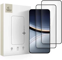 Xiaomi SP111904 Tech-protect glass fit+ poco f7 kijelzővédő üvegfólia, fekete (2db) kép